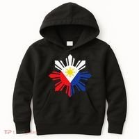 Proud Pinoy Filipino Pride Philippines Flag Kids Hoodie thumb 0
