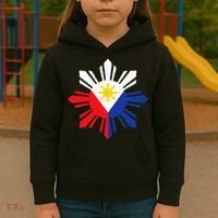 Proud Pinoy Filipino Pride Philippines Flag Kids Hoodie thumb 3