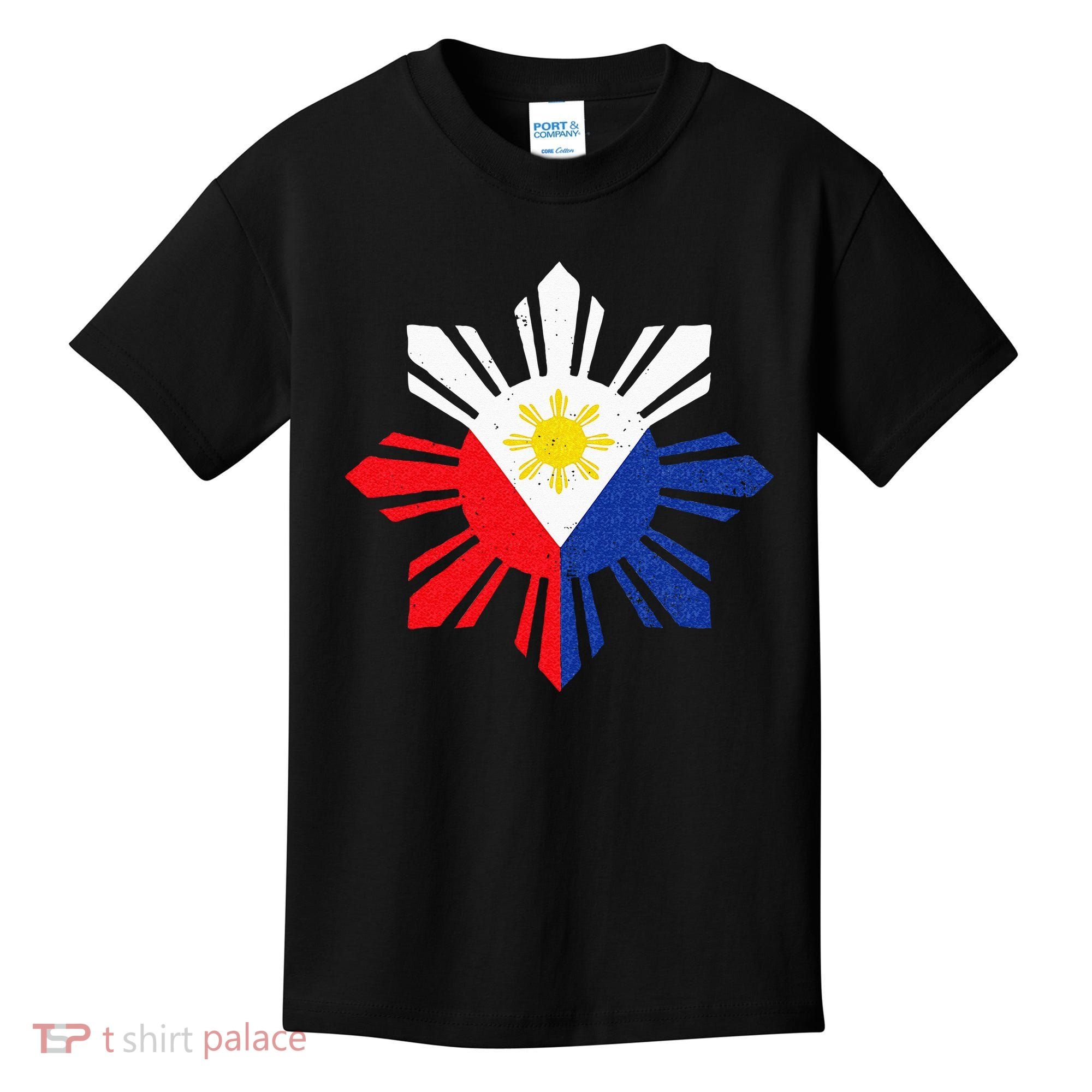Proud Pinoy Filipino Pride Philippines Flag Kids T-Shirt
