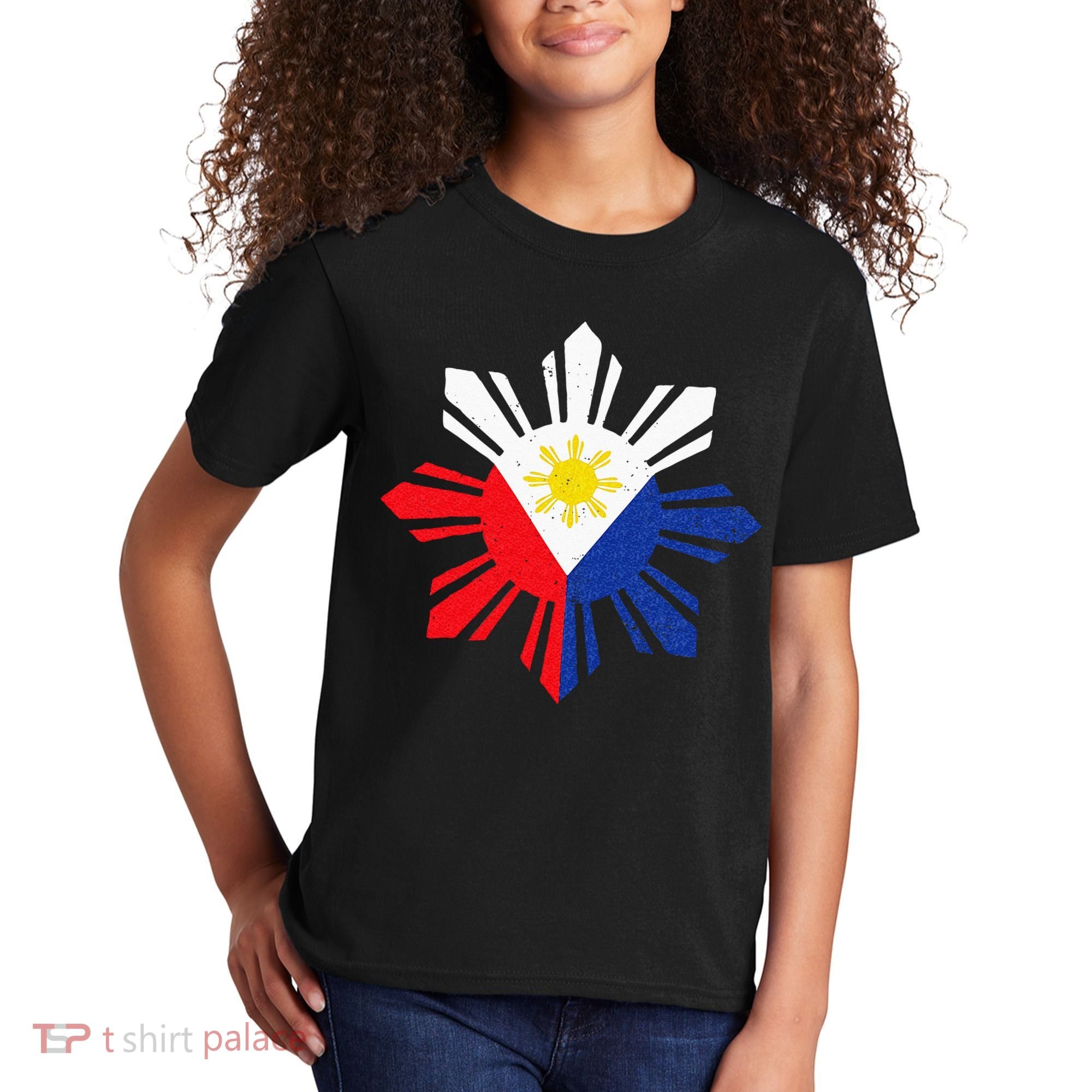 Proud Pinoy Filipino Pride Philippines Flag Kids T-Shirt