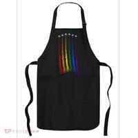 Plane Pride Flag Rainbow LGBT LGBTQ Pride Month Pride Ally Apron thumb 0