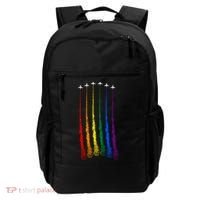 Plane Pride Flag Rainbow LGBT LGBTQ Pride Month Pride Ally Backpack thumb 0