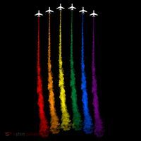 Plane Pride Flag Rainbow LGBT LGBTQ Pride Month Pride Ally Women's Hoodie thumb 2