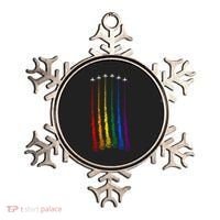 Plane Pride Flag Rainbow LGBT LGBTQ Pride Month Pride Ally Ornament thumb 0