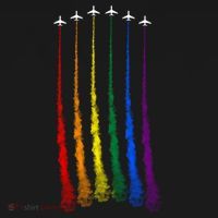 Plane Pride Flag Rainbow LGBT LGBTQ Pride Month Pride Ally Women's Tank Top thumb 5