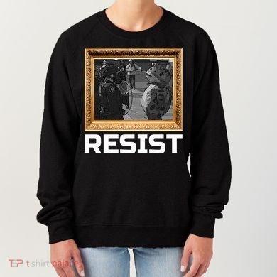 Portland Protest Frog Resist Women's Sweatshirt