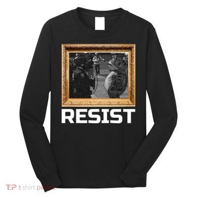 Portland Protest Frog Resist Long Sleeve Shirt