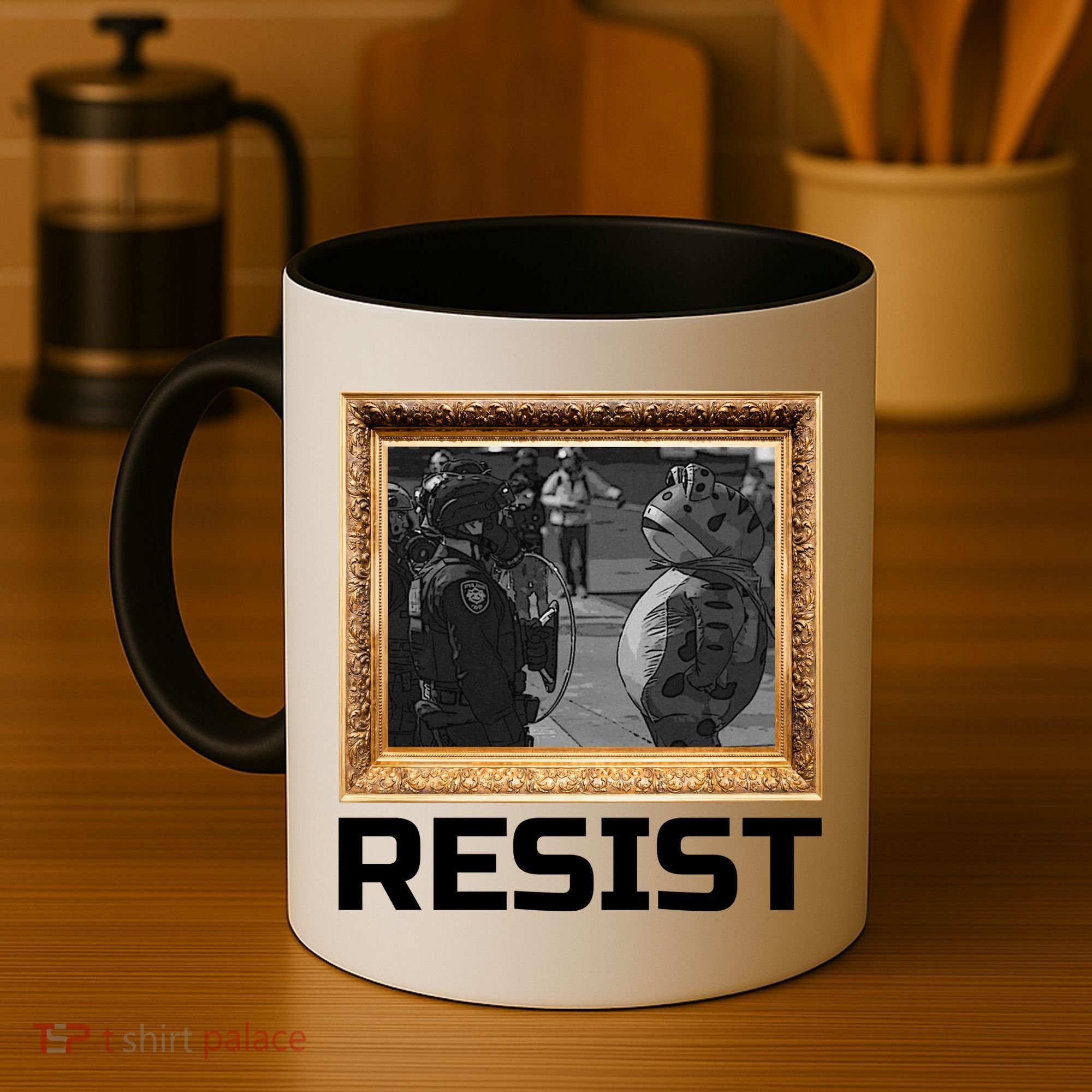 Portland Protest Frog Resist Coffee Mug