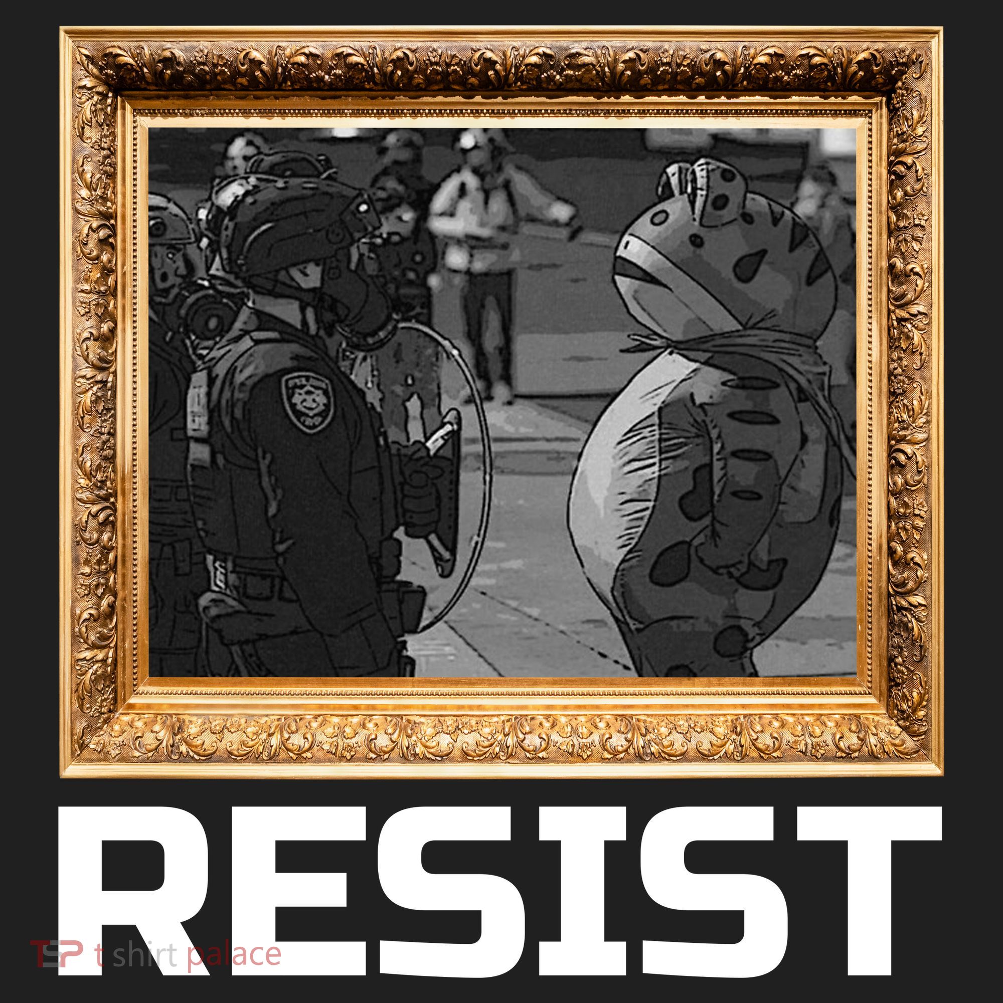 Portland Protest Frog Resist Beanie