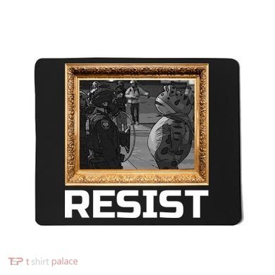 Portland Protest Frog Resist Mousepad