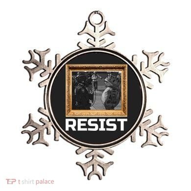 Portland Protest Frog Resist Ornament