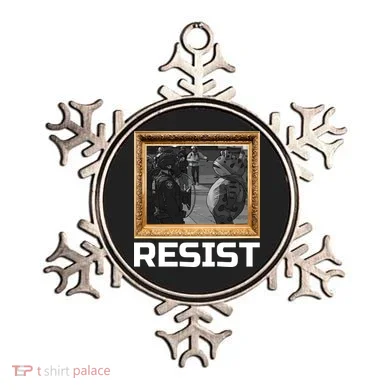 Portland Protest Frog Resist Ornament