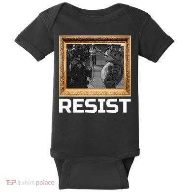Portland Protest Frog Resist Baby Bodysuit