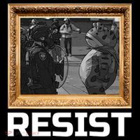 Portland Protest Frog Resist Toddler Hoodie thumb 2
