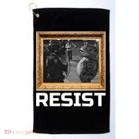 Portland Protest Frog Resist Golf Towel thumb 0