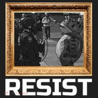 Portland Protest Frog Resist Golf Towel thumb 3