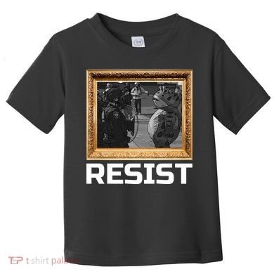 Portland Protest Frog Resist Toddler T-Shirt
