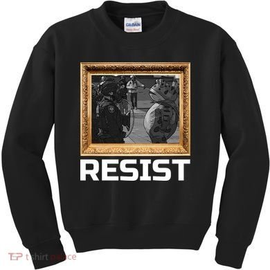 Portland Protest Frog Resist Kids Sweatshirt