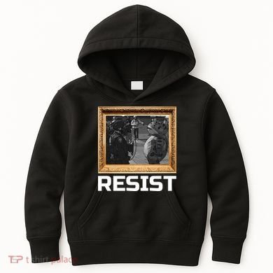Portland Protest Frog Resist Kids Hoodie