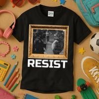 Portland Protest Frog Resist Kids T-Shirt thumb 3