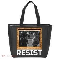 Portland Protest Frog Resist Tote Bag thumb 0