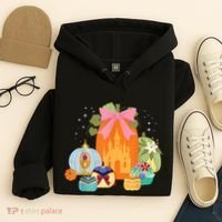 Princess Pumpkins Fall Princesses And Pumpkin Castle Hoodie thumb 4