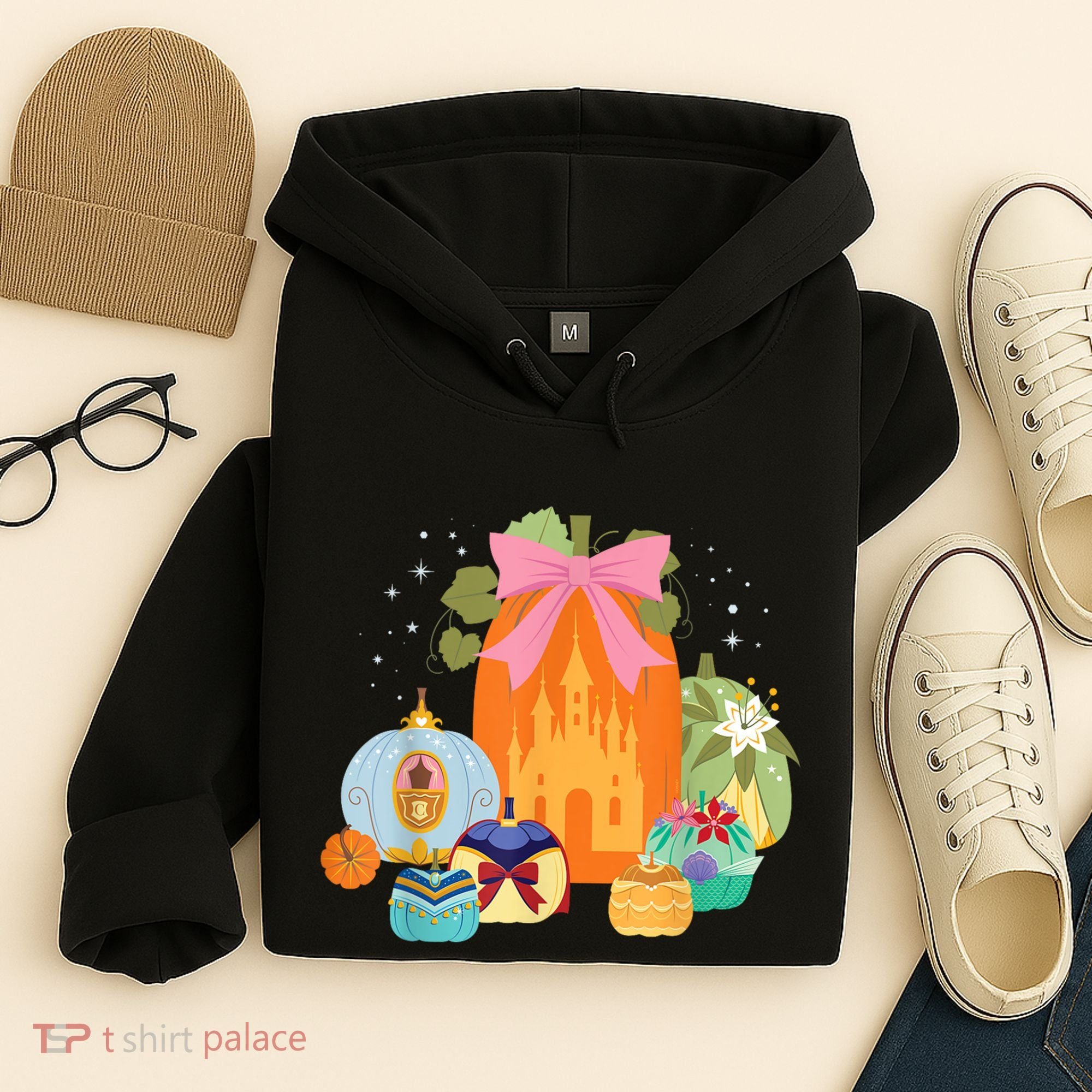 Princess Pumpkins Fall Princesses And Pumpkin Castle Hoodie