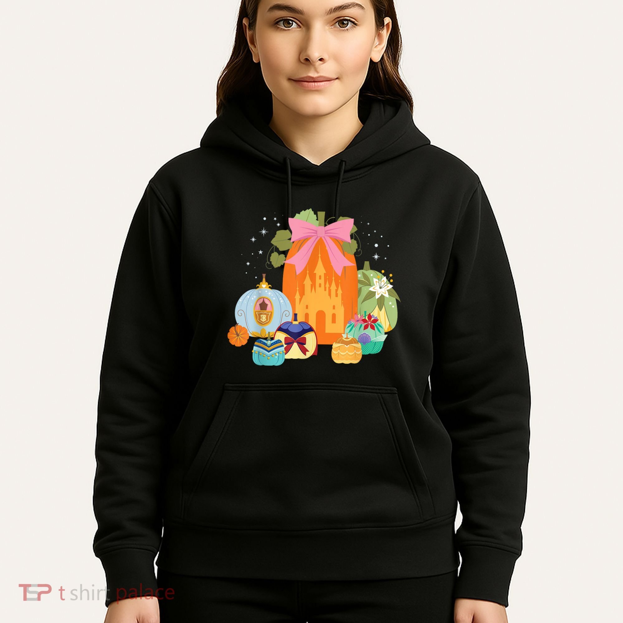 Princess Pumpkins Fall Princesses And Pumpkin Castle Hoodie