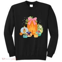 Princess Pumpkins Fall Princesses And Pumpkin Castle Sweatshirt thumb 0