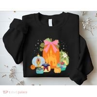 Princess Pumpkins Fall Princesses And Pumpkin Castle Sweatshirt thumb 2