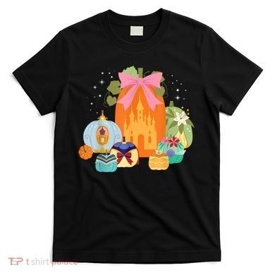 Princess Pumpkins Fall Princesses And Pumpkin Castle T-Shirt