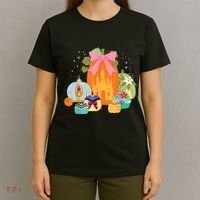 Princess Pumpkins Fall Princesses And Pumpkin Castle T-Shirt thumb 4
