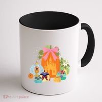 Princess Pumpkins Fall Princesses And Pumpkin Castle Coffee Mug thumb 1