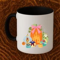 Princess Pumpkins Fall Princesses And Pumpkin Castle Coffee Mug thumb 2