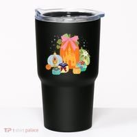 Princess Pumpkins Fall Princesses And Pumpkin Castle Tumbler thumb 0