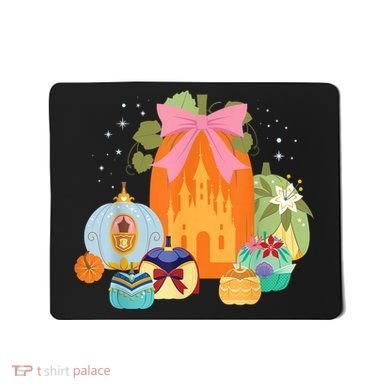 Princess Pumpkins Fall Princesses And Pumpkin Castle Mousepad