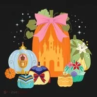 Princess Pumpkins Fall Princesses And Pumpkin Castle Ornament thumb 1