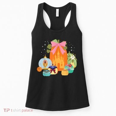 Princess Pumpkins Fall Princesses And Pumpkin Castle Women's Tank Top
