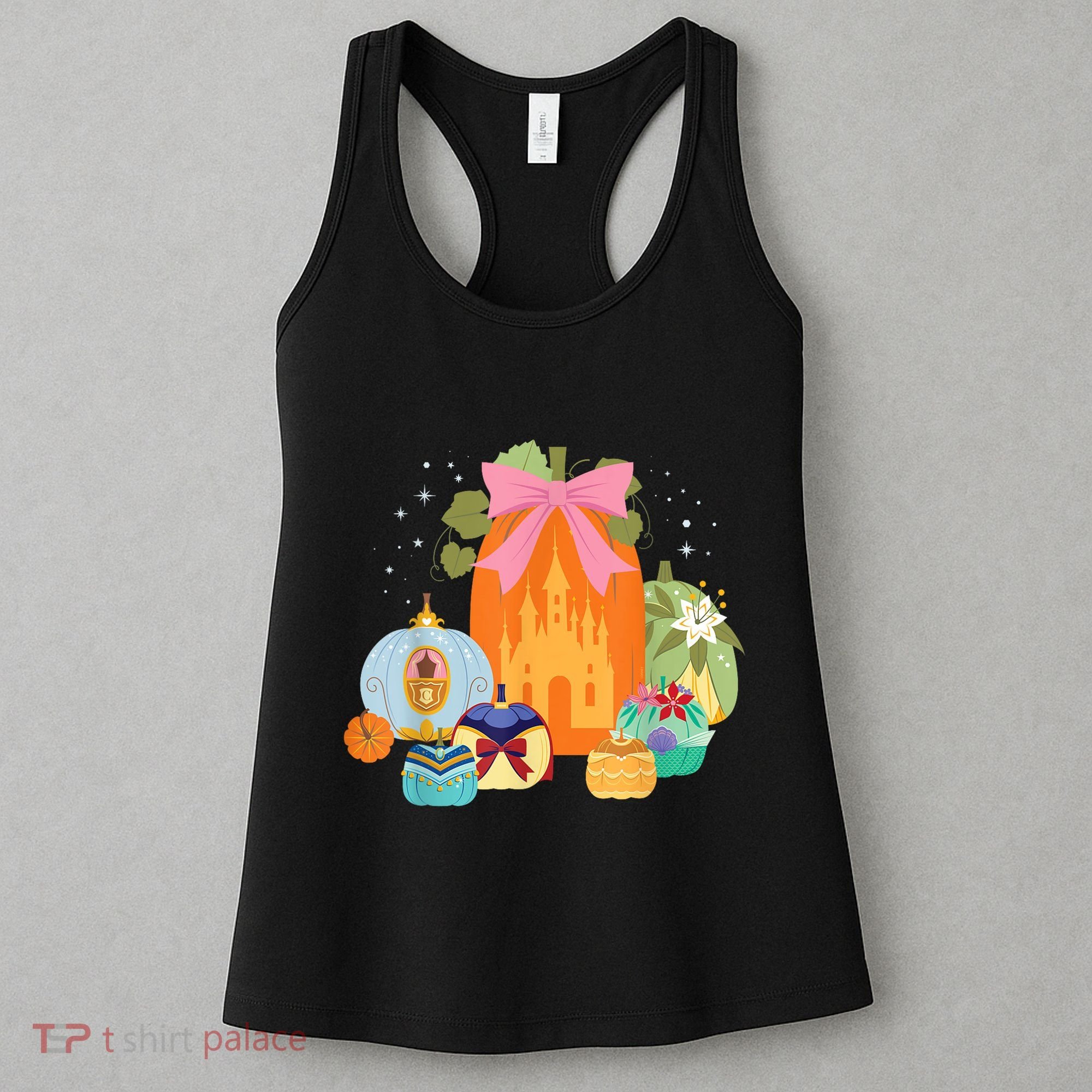 Princess Pumpkins Fall Princesses And Pumpkin Castle Women's Tank Top