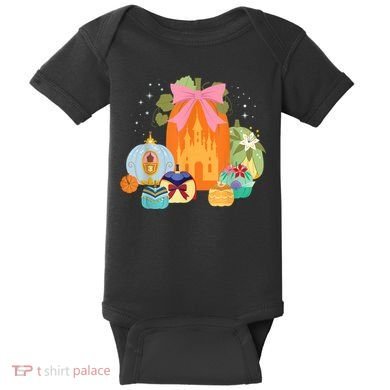 Princess Pumpkins Fall Princesses And Pumpkin Castle Baby Bodysuit