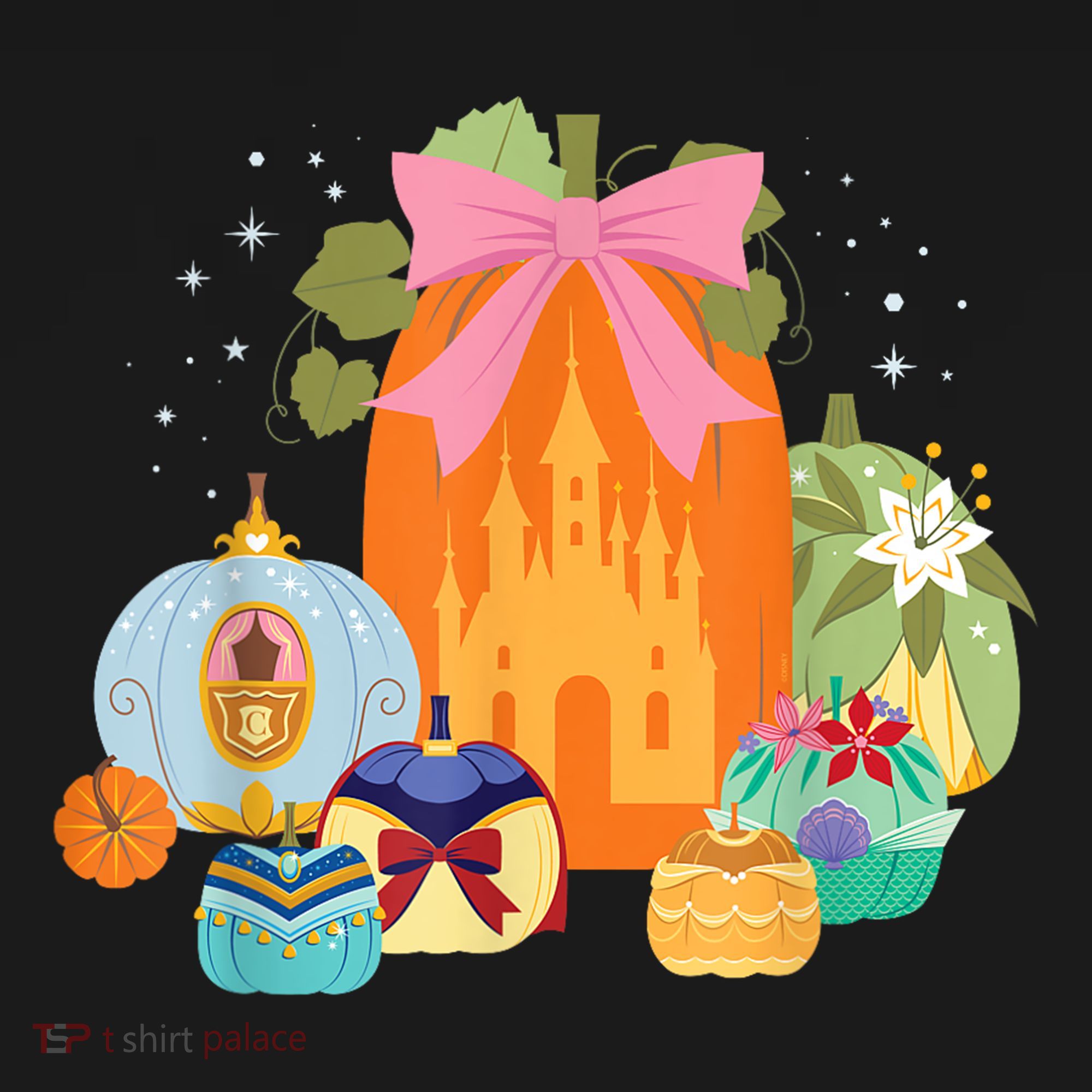 Princess Pumpkins Fall Princesses And Pumpkin Castle Toddler Hoodie