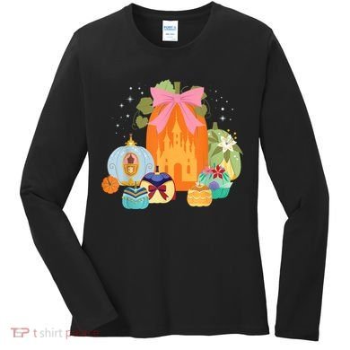 Princess Pumpkins Fall Princesses And Pumpkin Castle Women's Long Sleeve Shirt