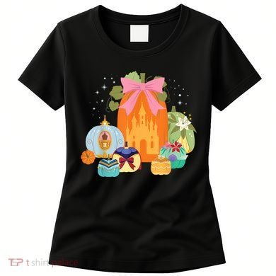 Princess Pumpkins Fall Princesses And Pumpkin Castle Women's T-Shirt