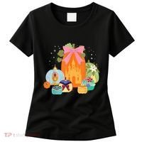 Princess Pumpkins Fall Princesses And Pumpkin Castle Women's T-Shirt thumb 0