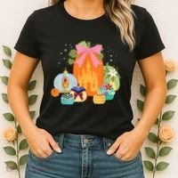 Princess Pumpkins Fall Princesses And Pumpkin Castle Women's T-Shirt thumb 2