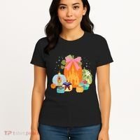 Princess Pumpkins Fall Princesses And Pumpkin Castle Women's T-Shirt thumb 4