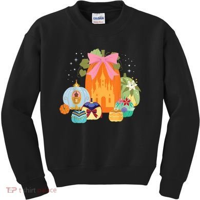 Princess Pumpkins Fall Princesses And Pumpkin Castle Kids Sweatshirt