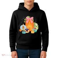 Princess Pumpkins Fall Princesses And Pumpkin Castle Kids Hoodie thumb 4