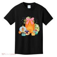 Princess Pumpkins Fall Princesses And Pumpkin Castle Kids T-Shirt thumb 0