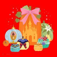 Princess Pumpkins Fall Princesses And Pumpkin Castle Santa Hat thumb 1